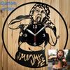 LED Vinyl Clock - Light Vinyl Wall Clock - Dublin - Original Gift Custom - Art LED Clock Design - Personalised LED Vinyl Record Wall Clock - Unique LED Light Home Decor view 2