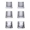 Ceramic Joe Decompression Revolving Wine Glass Handmade Creative Glass Home Bar Restaurant Vodka Whisky Glass 6 Pack (MIX-6pcs) view 1
