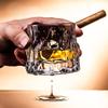 Ceramic Joe Decompression Revolving Wine Glass Handmade Creative Glass Home Bar Restaurant Vodka Whisky Glass 6 Pack (MIX-6pcs) view 4