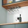 Metaltex Undershelf Wine Glass Holder, Black, 44 x 31 x 5 view 2