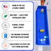 Tub Topper Bathtub Splash Guard & Bath Shelf for Kids  Toddler Bath Tray, Bath Toys Storage & Ledge Organizer  Splash Guard for Bathtub with Suction Cups  Kids Bathroom Accessories (Blue) view 2