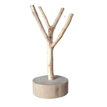 Wood Tea Cup Jewelry Holder Stand Storage Rack Home