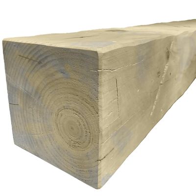 Wilson Wood Crafts Rustic Hand Hewn Barn Beam Mantel (4 x 8 x 48, Weathered)