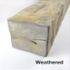 Wilson Wood Crafts Rustic Hand Hewn Barn Beam Mantel (8 x 10 x 84, Weathered) view 4
