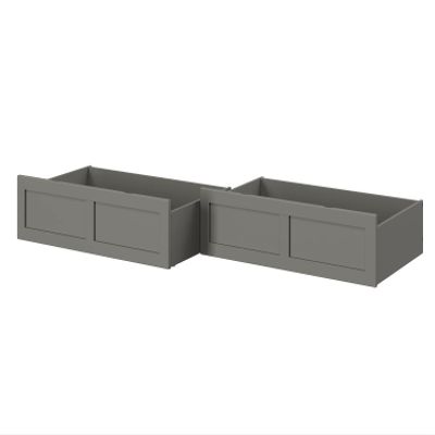AFI, Bed Drawer Set of 2 Twin/Full, Grey
