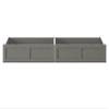 AFI, Bed Drawer Set of 2 Twin/Full, Grey view 4