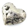 KALIFANO Pyrite Heart Cluster - High Energy Iron Piedra Pirita with Healing Properties (Information Card) Fools Gold Rock Reiki Crystal Carving Used for Increased Willpower and Manifestation view 1
