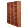 BOWERY HILL Traditional 84" Tall 18-Bookshelf Triple Wide Wood Bookcase Storage with Adjustable Shelves for Home, Office, Laundry, Bedroom, Kitchen and Garage, in Dry Oak view 4