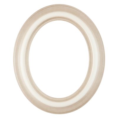 ArtToFrames 14x17 Inch 450 Oval Frame Taupe Comes with Oval Flat Glass, Oval Frame Back and Wall Hanging Hardware (450A1417TA)