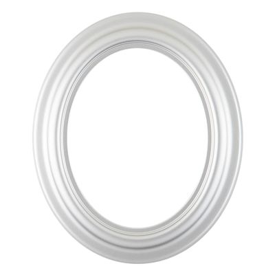 ArtToFrames 14x17 Inch 450 Oval Frame Silver Spray Comes with Oval Flat Glass, Oval Frame Back and Wall Hanging Hardware (450A1417SS)