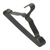 10PCS Metal Hangers Clothes Rack Aluminium Alloy Anti-Slip Traceless Drying Rack Wardrobe Hanger Clothing Coat Organizer Rack (Black) view 1