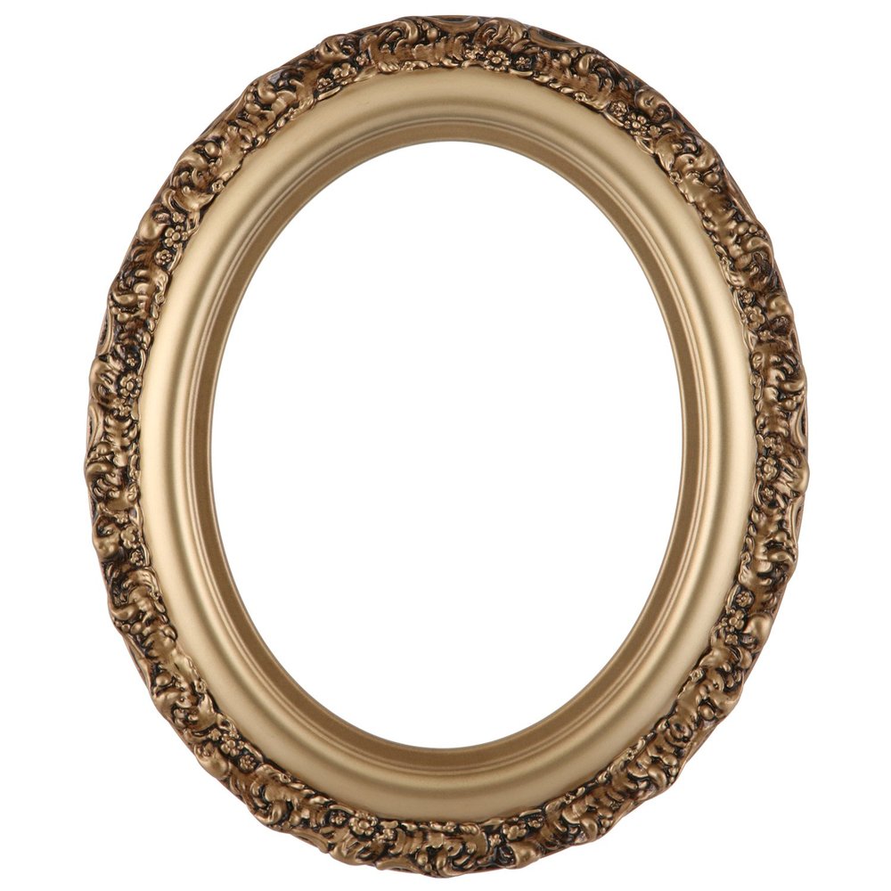 ArtToFrames 11x14 Inch 454 Oval Frame Desert Gold Comes with Oval Acrylic Std, Oval Frame Back and Wall Hanging Hardware (454A1114DG)