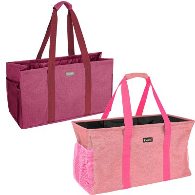 BALEINE Large Utility Tote Bag+Utility Tote Bag with Metal Frame