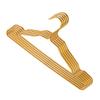 10PCS Metal Hangers Clothes Rack Aluminium Alloy Anti-Slip Traceless Drying Rack Wardrobe Hanger Clothing Coat Organizer Rack (Gold) view 1