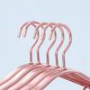 10PCS Thicken Aluminium Alloy Drying Rack Anti-Slip Clothes Rack Adult Child Coat Wardrobe Space Saver Storage Hangers (Rose Gold) view 4
