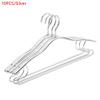 10PCS Thicken Aluminium Alloy Drying Rack Anti-Slip Clothes Rack Adult Child Coat Wardrobe Space Saver Storage Hangers (Silver) view 2