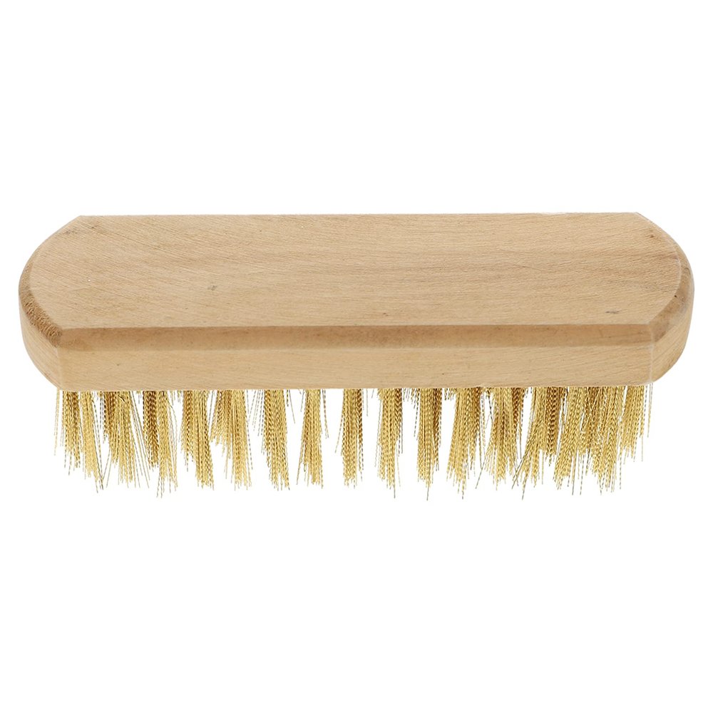 Wakauto 1pc Roaster Brush Premium Cleaning Scrubber for Kitchen Oven Sink and Aquarium High Grade Wire Comfortable Grip Versatile Cleaning Tool