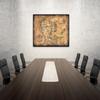 GUTTATY Middle Earth Map Canvas Wall Art Movie Map HD Print - Retro Middle Earth Map Canvas Painting for Home Wall Decor, Vintage Movie World Map Poster Framed Artwork for Room Decor (28" Hx40 W) view 3