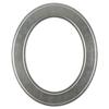 ArtToFrames 7x9 Inch 830 Oval Frame Silver Leaf with Black Antique Comes with Oval Flat Glass, Oval Frame Back and Wall Hanging Hardware (830A0709SL) view 1