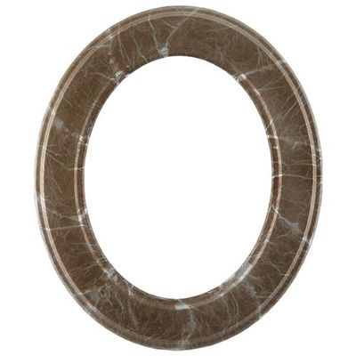 ArtToFrames 7x9 Inch 830 Oval Frame Champagne Silver Comes with Oval Flat Glass, Oval Frame Back and Wall Hanging Hardware (830A0709CS)