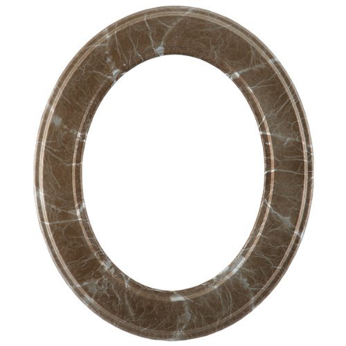 ArtToFrames 7x9 Inch 830 Oval Frame Champagne Silver Comes with Oval Flat Glass, Oval Frame Back and Wall Hanging Hardware (830A0709CS)