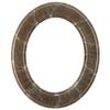 ArtToFrames 7x9 Inch 830 Oval Frame Champagne Silver Comes with Oval Flat Glass, Oval Frame Back and Wall Hanging Hardware (830A0709CS) view 1