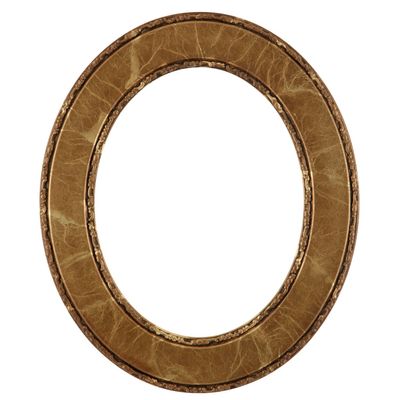 ArtToFrames 8x10 Inch 832 Oval Frame Champagne Gold Comes with Premium Clear Glass, Oval Frame Back and Wall Hanging Hardware (832A0810CG)