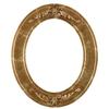ArtToFrames 16x20 Inch 831 Oval Frame Champagne Gold Comes with Glass Premium Clear, Oval Frame Back and Wall Hanging Hardware (831A1620CG) view 1