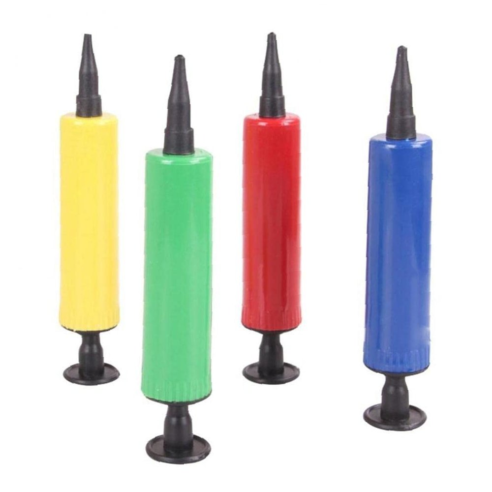 1pc Balloon Pump Manual Inflating Pump Swimming Ring Air Pump Balloons Inflator for Party Festival Celebration Random Color