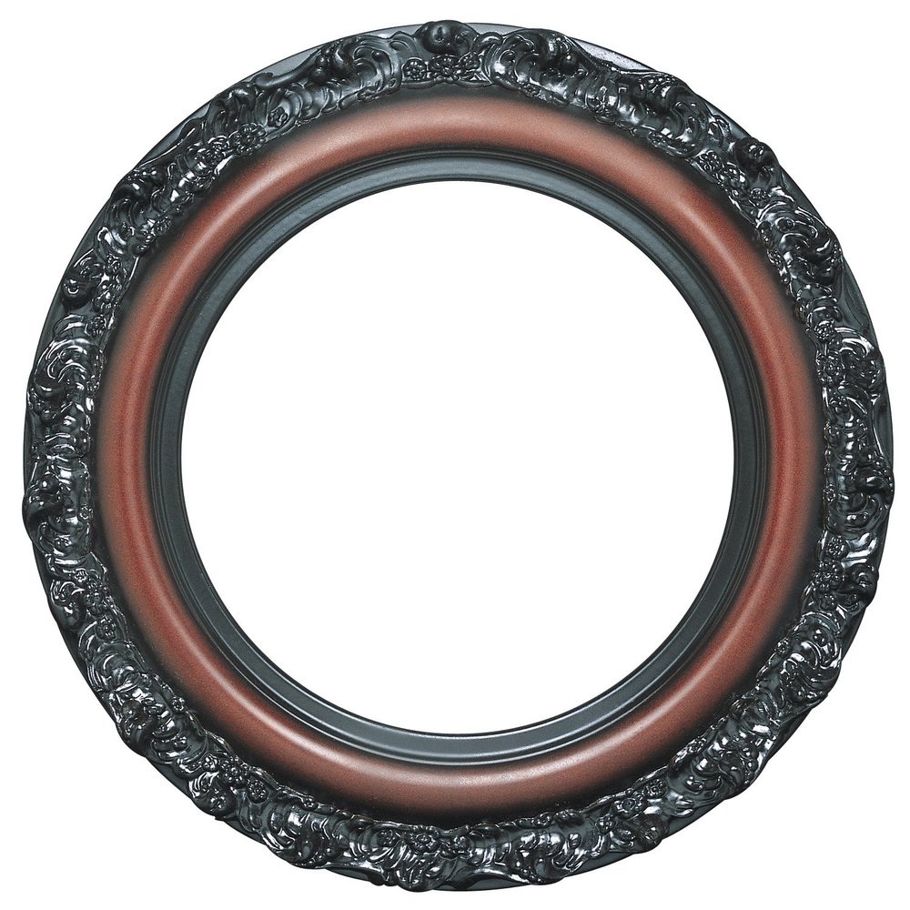 ArtToFrames 8 x 8 Inch 454 Circle Frame Rosewood Picture Frame Comes with Circle Flat Glass, Circle Frame Back and Wall Hanging Hardware (454C0808RO)