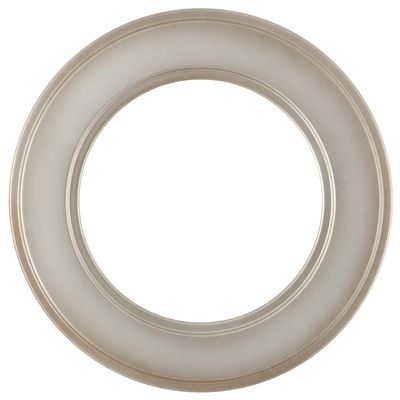 ArtToFrames 8 x 8 Inch 830 Circle Frame Silver Shade Picture Frame Comes with Circle Flat Glass, Circle Frame Back and Wall Hanging Hardware (830C0808SH)