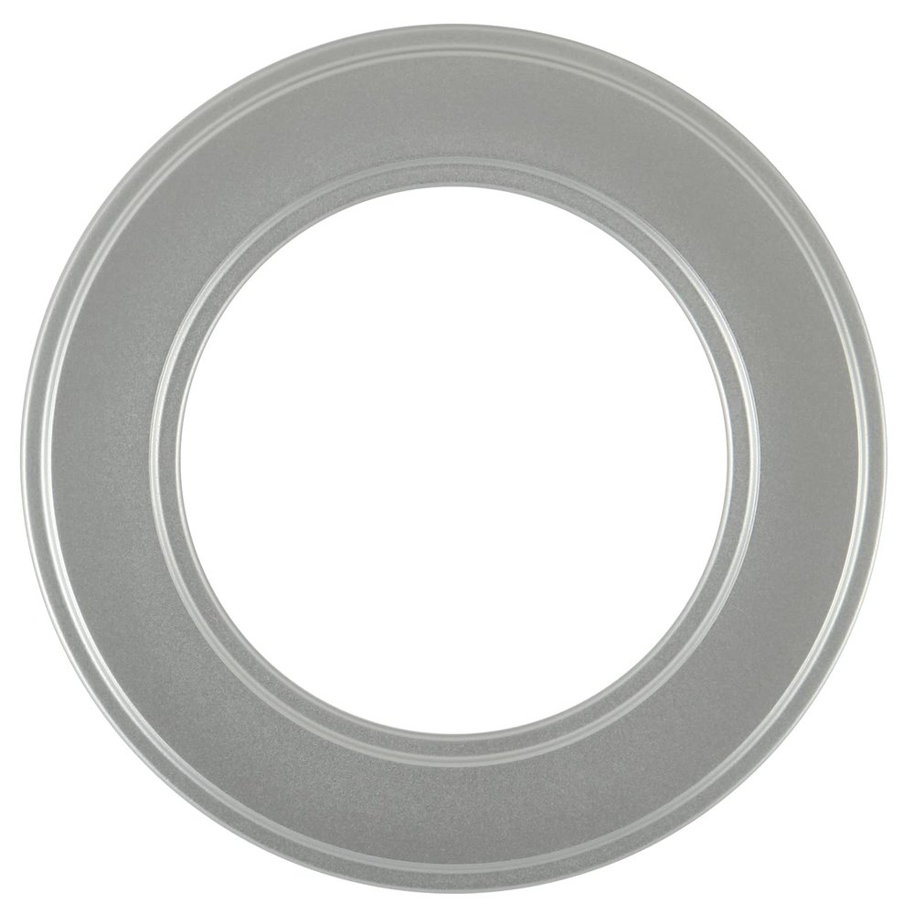ArtToFrames 8 x 8 Inch 830 Circle Frame Silver Spray Picture Frame Comes with Circle Flat Glass, Circle Frame Back and Wall Hanging Hardware (830C0808SS)