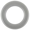 ArtToFrames 8 x 8 Inch 830 Circle Frame Silver Spray Picture Frame Comes with Circle Flat Glass, Circle Frame Back and Wall Hanging Hardware (830C0808SS) view 1