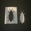12" Beetle Reusable (SRAL) Mylar Stencil - Art Supplies view 1