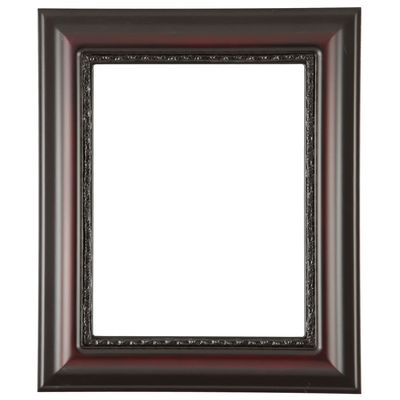 ArtToFrames 6 x 8 Inch 456 Rectangle Frame Rosewood Picture Frame Comes with Rectangle Flat Glass, Rectangle Frame Back and Wall Hanging Hardware (456R0608RO)