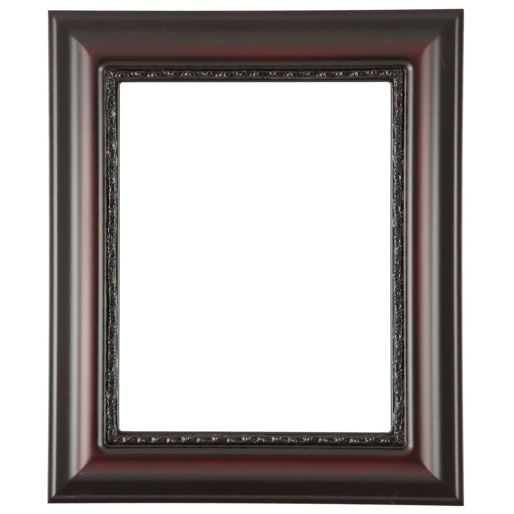 ArtToFrames 6 x 8 Inch 456 Rectangle Frame Rosewood Picture Frame Comes with Rectangle Flat Glass, Rectangle Frame Back and Wall Hanging Hardware (456R0608RO)