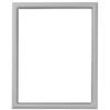 ArtToFrames 7 x 9 Inch 551 Rectangle Frame Linen White with Silver Lip Picture Frame Comes with Rectangle Flat Glass, Rectangle Frame Back and Wall Hanging Hardware (551R0709LWS) view 1