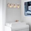 Edvivi 3-Light Caged Vanity Light, Antique White Wood Industrial Farmhouse Decor Lighting, Wall Lights Fixtures for Mirrors, Bedroom, Living Room, Hallway, Bathroom view 4