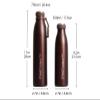 IVMET Aqua Stainless Steel Double Wall Vacuum Insulated Drinking Bottle Flask Hydro Metal reusable Canteen for Sport Fitness Outdoor (Coffee Brown, 25.3 Oz/750 ml) view 2