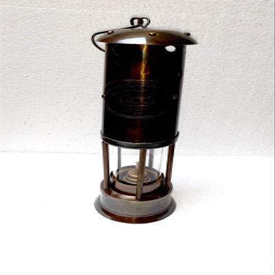 Brass Cargo Lantern Ship Lamp Maritime Nautical Home Decor Boat Lamp Victorian Brown Antique