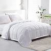 APSMILE Lightweight Down Feather Fibers Blanket, Summer Cooling Down Feather Fibers Comforter King Size, Ultra-Soft Breathable Thin Bed Quilt Duvet with Satin Trim(King, Cream White) view 1