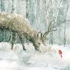 Winter Forest Friends by Carol Robinson - 16x16 Art Print Poster view 1