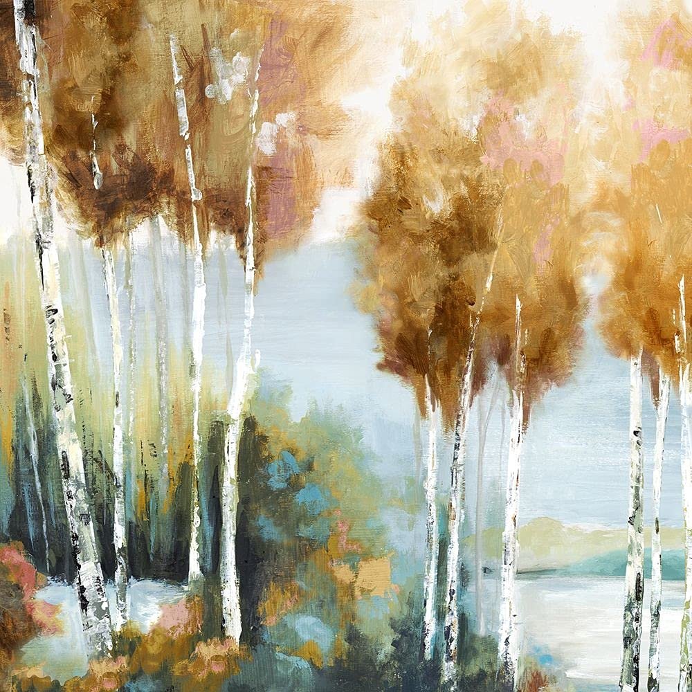 ArtExpert Forest Peak by Eva Watts - 16x16 Art Print Poster