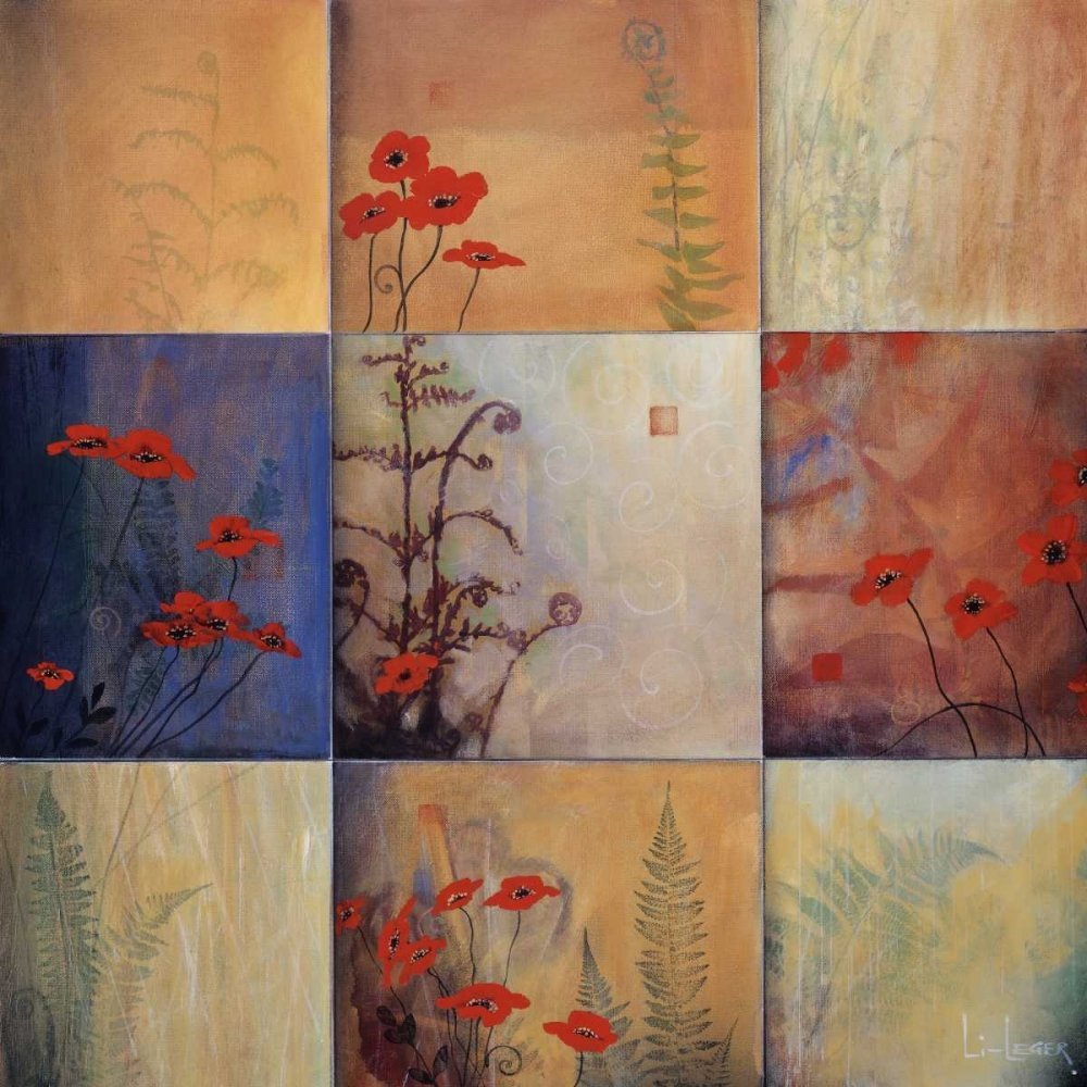 ArtExpert Fern Nine Patch by Don Li-Leger - 16x16 Art Print Poster