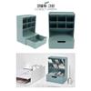 TULGIGS Stationary, Cosmetic Storage Desk Organizer for Home Office (Cobalt Green) view 3