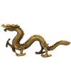 Brass Fengshui Zodiac Myth Dragon Beast Statue (6" H x 13" L x 5" W inch) view 1
