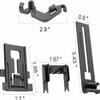 Dishwasher Top Rack Adjuster Kit Replacement For Whirlpool KDTE334DSS0 WDT780SAEM2 WDT780SAEM1 WDT780SAEM0 WDT750SAHB0 WDT750SAHM0 WDT750SAHV0 WDT750SAHW0 WDT750SAHZ0 WDF760SADT2 WDF760SADT3 Dishwashe view 3