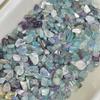1kg Natural Fluorite Quartz Crystal Rock Tumble Stones for Fish Tank Aquarium Home Decoration Accessories-1 kg view 2