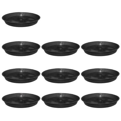10 Pcs Flower Pot Tray Plastic Mobile Xhassis Flower Pot Tray Round Tray Flower Pot Base Tray Flower Tray Holder (Color : 3, Size : PB260)