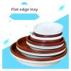10 Pcs Flower Pot Tray Plastic Mobile Xhassis Flower Pot Tray Round Tray Flower Pot Base Tray Flower Tray Holder (Color : 3, Size : PB260) view 4